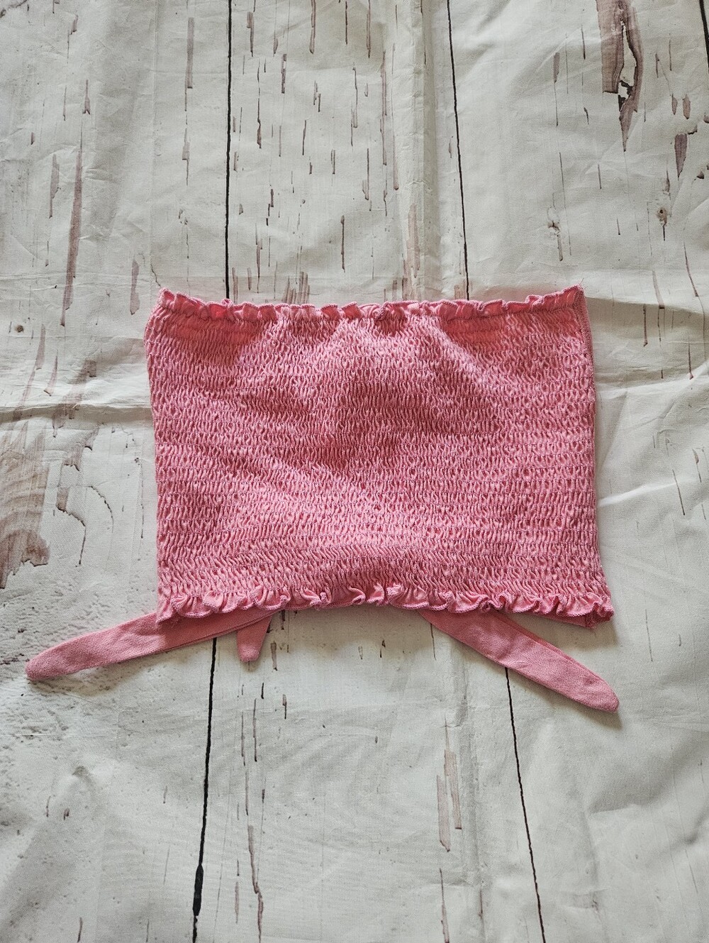 Full Tilt Pink Cotton Crop Sleeveless Top Size Large